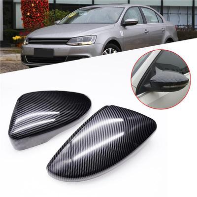 Car Side Rear View Mirror Cover Auto Rearview Mirror Shell Pattern Fit for Volkswagen Beetle CC Jetta Sagitar Magotan EOS Scirocco Bora