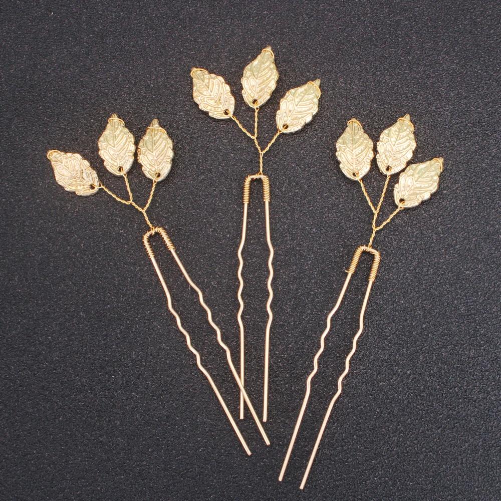 Simulated Pearls U-shaped Hair Pins Handmade Metal Clip Pins Women Girls Bridal Hair Accessories Wedding Hairstyle Design Tools