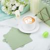100 Pcs Napkins Scalloped Edge Dessert Cocktail Napkins Folded 5x5 Inches Disposable Napkins for Dinner Wedding Birthday Party