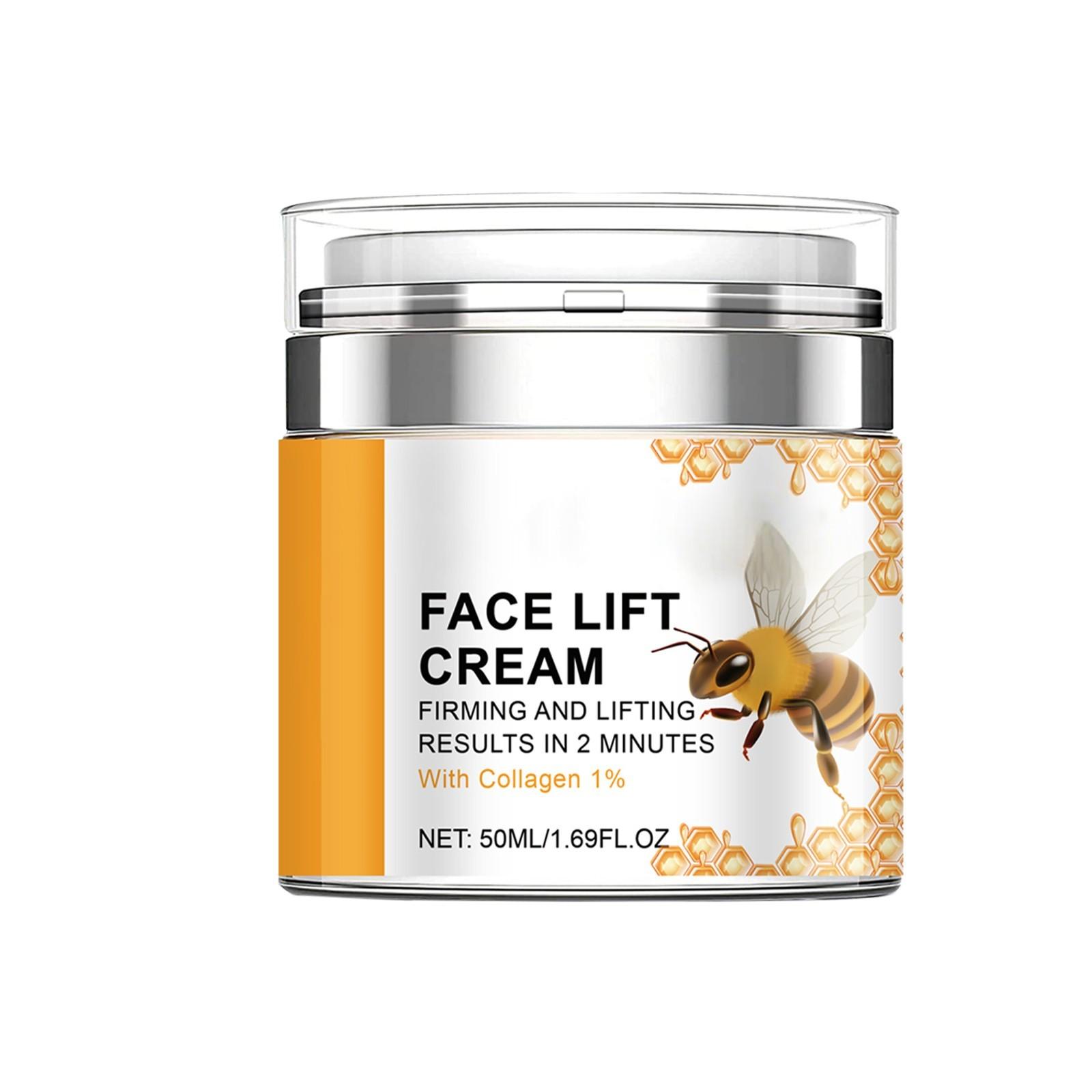 

Крем Bee Lifting Cream быстро впитывается и не оставляет жирного блеска. Мгновенно тает и мгновенно проникает. One Size