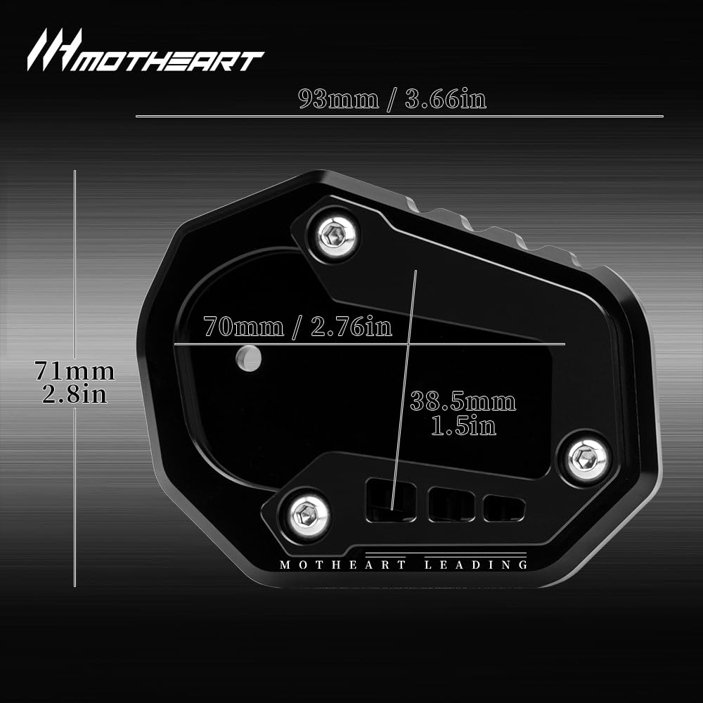MotHeart Foot Support Extension Plate Compatible with F900R 2020-2025 F900XR