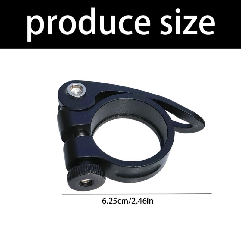 Road Bike Seat Tube Clip Bike Saddles Seat Clamps Bicycles Seatpost Clamp Aluminum Alloys Seat Tube Clamp Rings Enduring