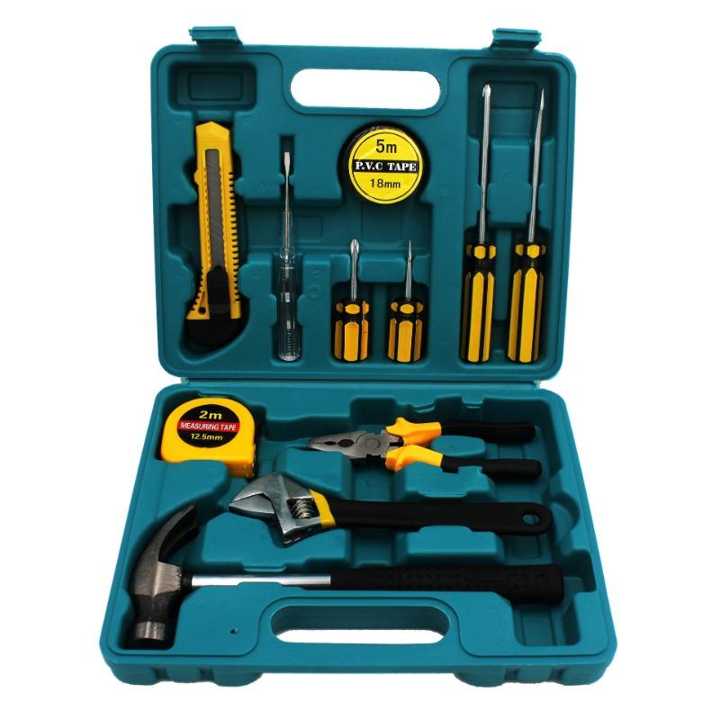 8-piece Set 9-piece Set 12-piece Set 16-piece Set Car Home Dual-purpose Combination Toolbox Car Hardware Tool Set Gifts