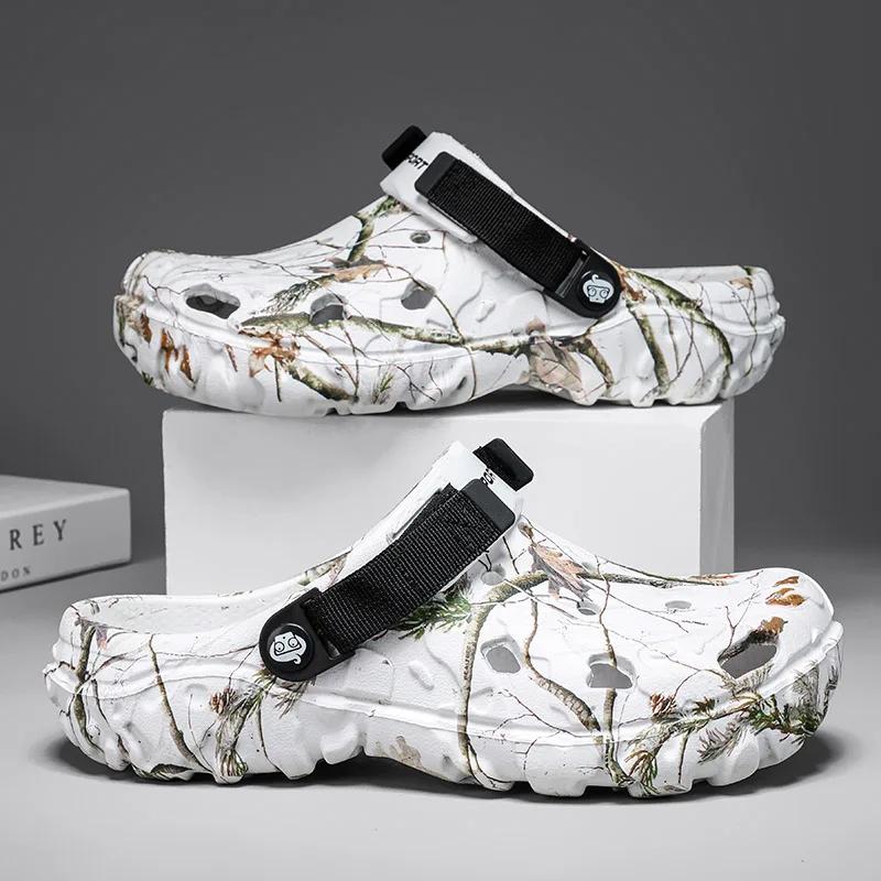 Flat Sandals Men Shoes  Slippers Men Garden Platform Sandals Man Summer Sandals Male Sneakers Outdoor Flip Flops Home Clogs