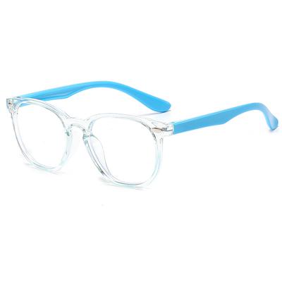 Transparent Round Computer Glasses Children Anti Blue Light Rectangle Eyewear Blocking Optical Spectacle Eyeglasses for Kids