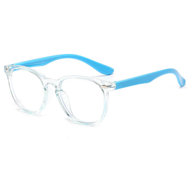 

Transparent Round Computer Glasses Children Anti Blue Light Rectangle Eyewear Blocking Optical Spectacle Eyeglasses for Kids MULTI