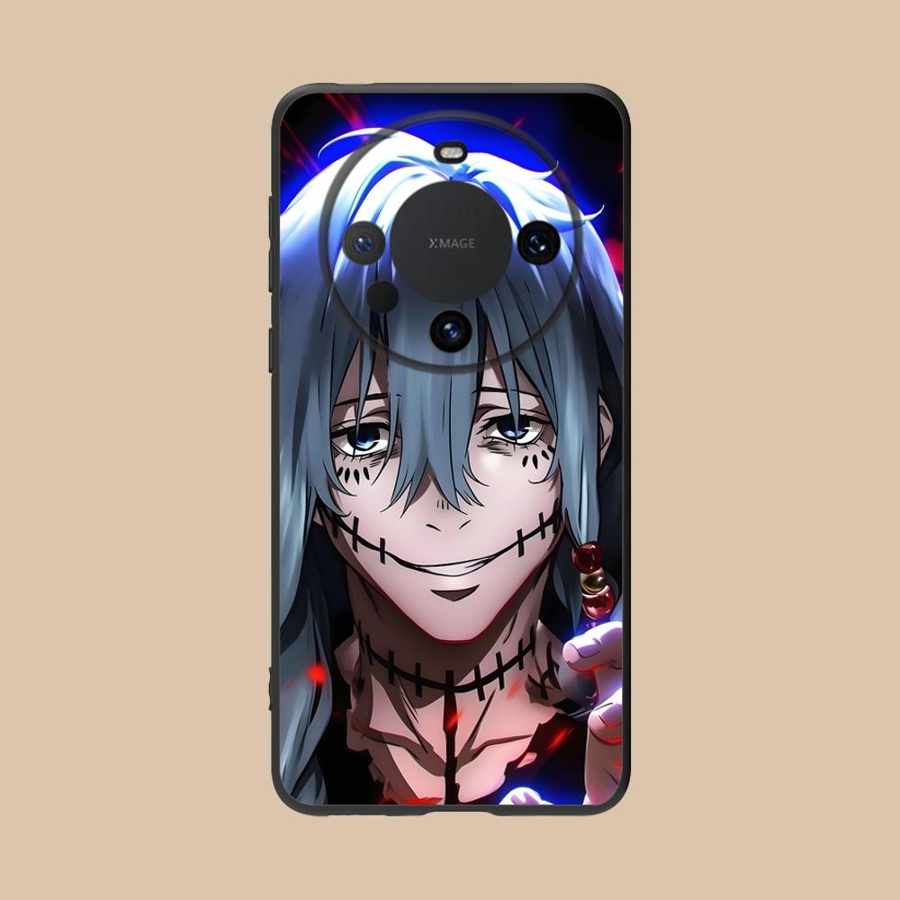 JJK Mahito Phone Case for Huawei Mate 60 50 40 30 20 10 Pro Plus Lite E 5G Soft TPU Shockproof Cover