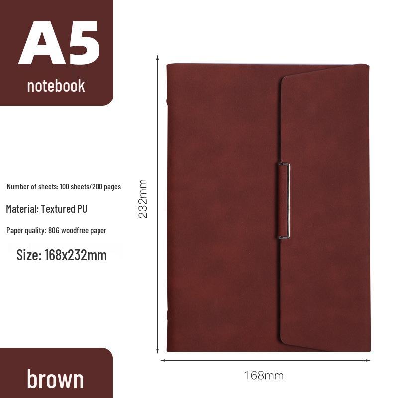 A5 Tri-fold Ring-bound Notebook & B5 Diary Gift Set with Customizable Logo