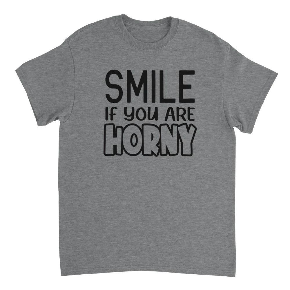 Smile If You Are Horny T-Shirt XS