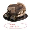 Gay Top Hat Steampunk Top Hat With Goggles Black Halloween Top Hat Carnival