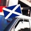 Auto Fenster Schottland Banner Polyester Mini Schottische Nationalflagge 30x45cm Schottisches Banner Deko für Festival Autodekoration