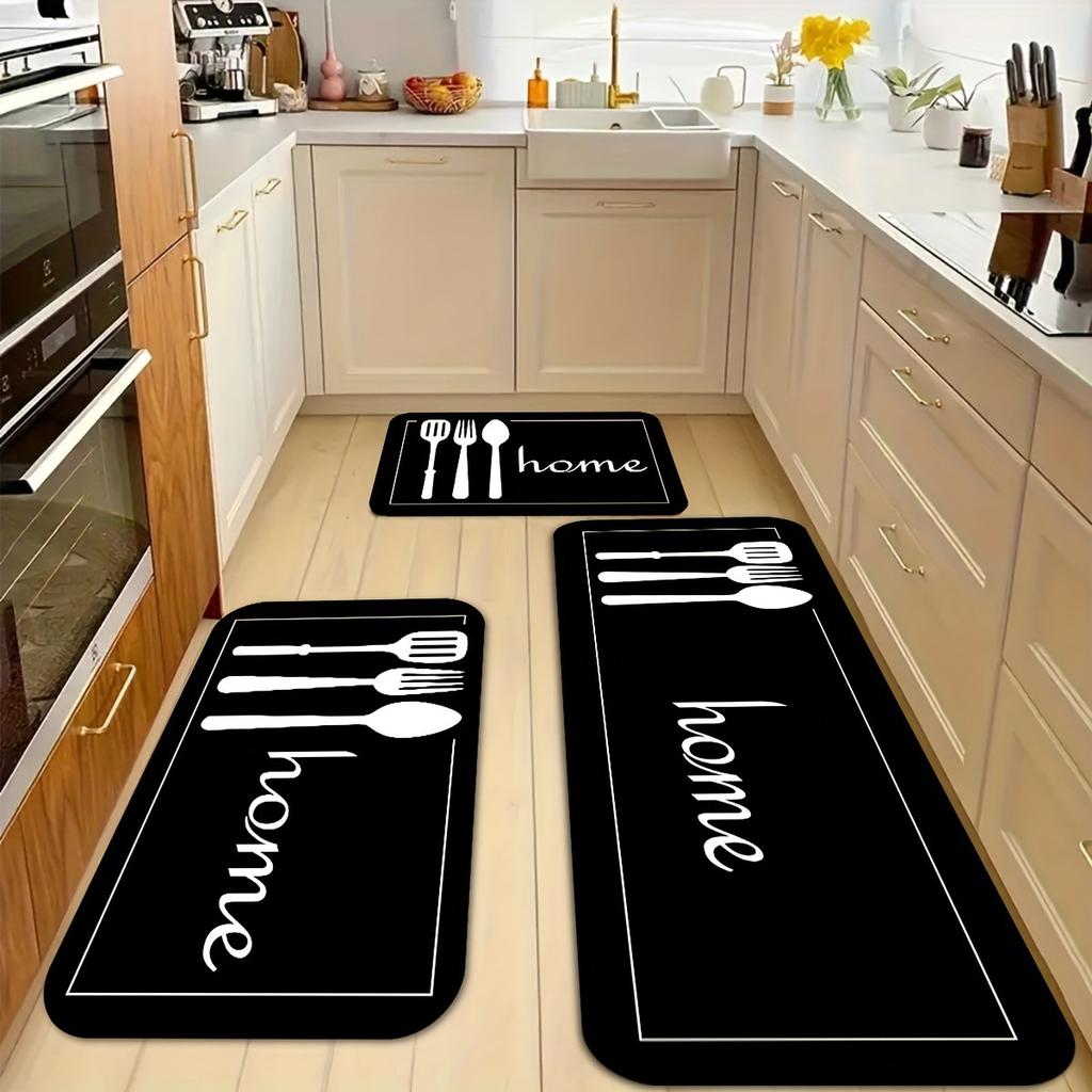 VIKAMA Kitchen Floor Mats, Entrance Door Mats, Laundry Room Long Carpets, Corridor Passageway Floor Mats, Home Decorations