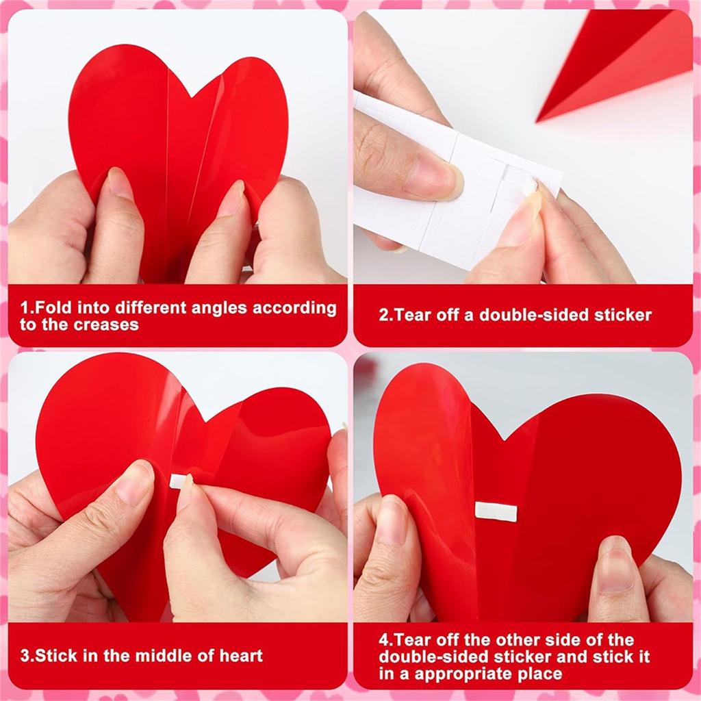 Stickers Shopping Mall Window Stickers Valentine's Day Room Stickers Wall Stickers Set Decoration