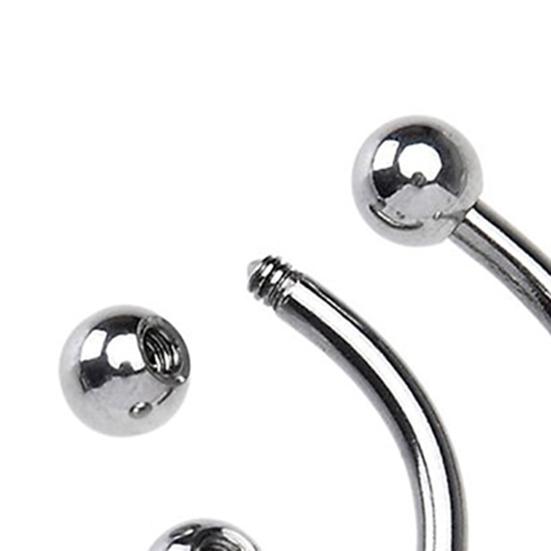 Praktisk piercingsmykkesett Robust slitesterk