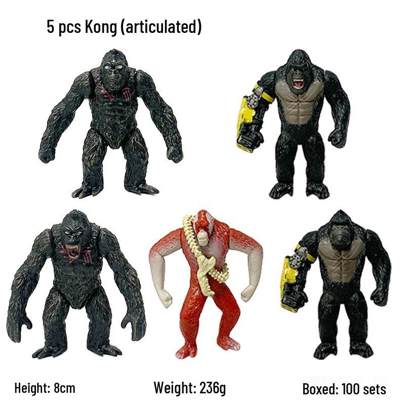 Godzilla vs. Kong Colorful Jointed Kong Action Figure Toy