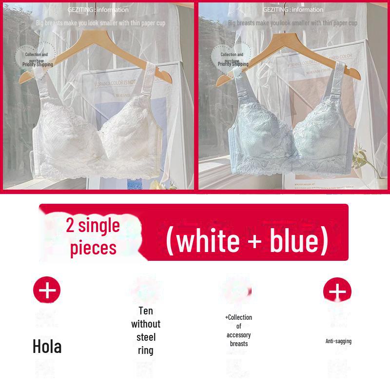 Women's White Adjustable Push-Up Bra: Enhances Shape & Supports Without Steel Rings