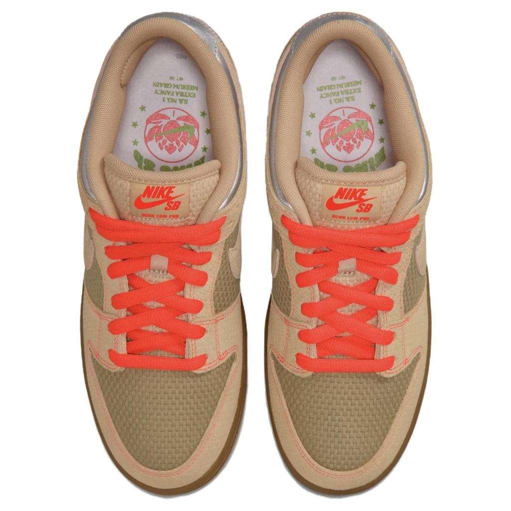 Nike SB Dunk Low Songkran Men Sneakers Multi-Color Canvas Vachetta-Tan-Parachute-Beige-Bright-Crimson-Legend-Dark-Brown-Metallic-Silver IB6206-701