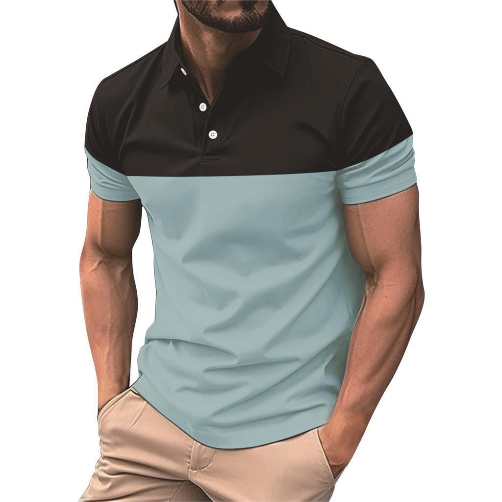 Pánská letní košile s krátkým rukávem pro volný čas prodyšná