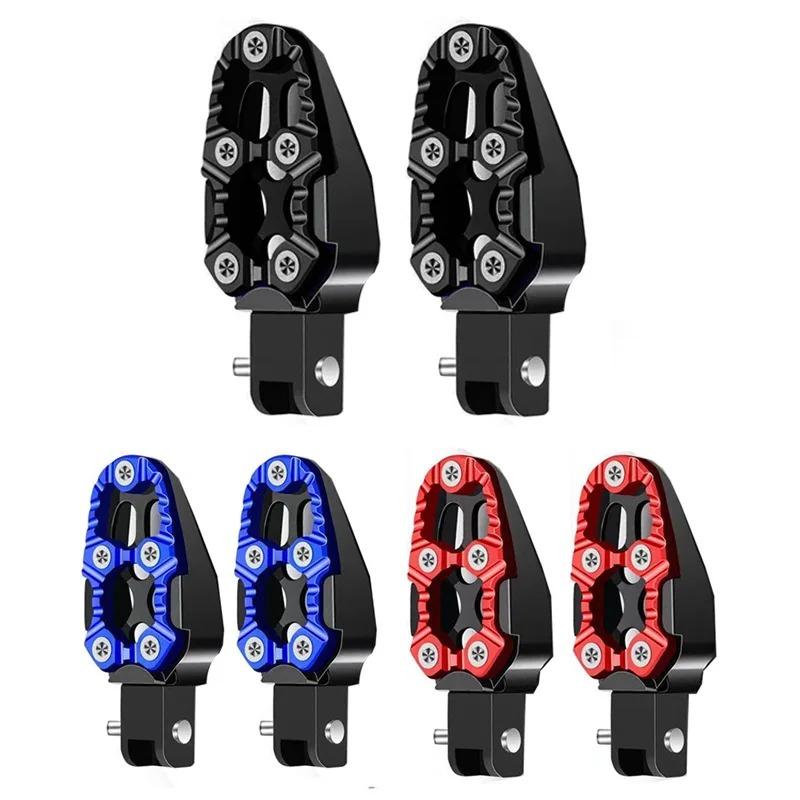 1 pc Motorcycle modification accessories: aluminum alloy foot pedal, rear foot pedal, anti slip foot pedal