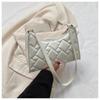 Women Fashion Small Underarm Bag Solid Color Handbags Female Zipper Shoulder Bag