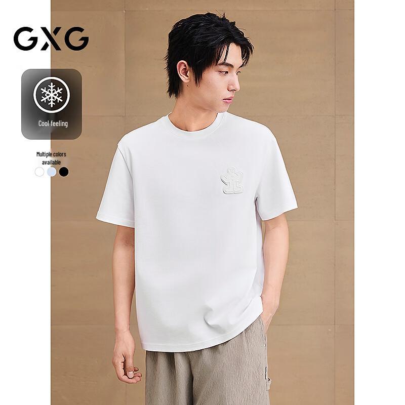 GXG Men s Cool Touch Cartoon Label Round Neck T-Shirt XL