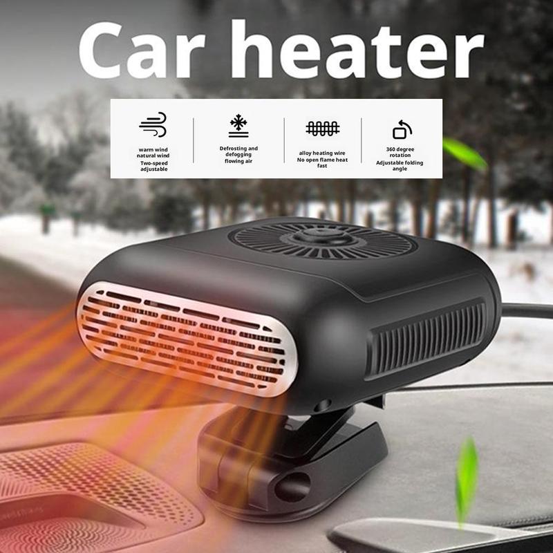 12v 24v Car Heater Fan For Car Front Windshield Defogging Demister Car Anti-Fog Heater Defroster Interior Accessories