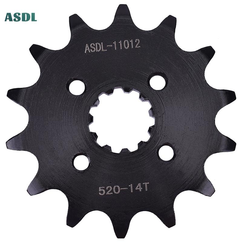 520 14T 38T Motorcycle Front Rear Sprocket Cam Staring Wheel For HONDA CBR250 CBR250R CBR250RA CBR 250 2011-13 520-14T 520-38T