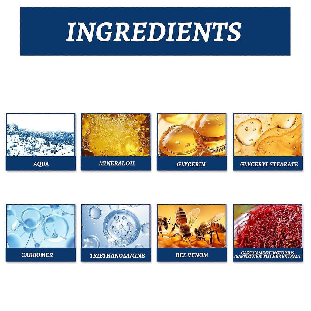 Ximonth Bee Venom Joint Care Cream  Relieves Lower Back, Knee, Bone, Muscle, And Joint Pain