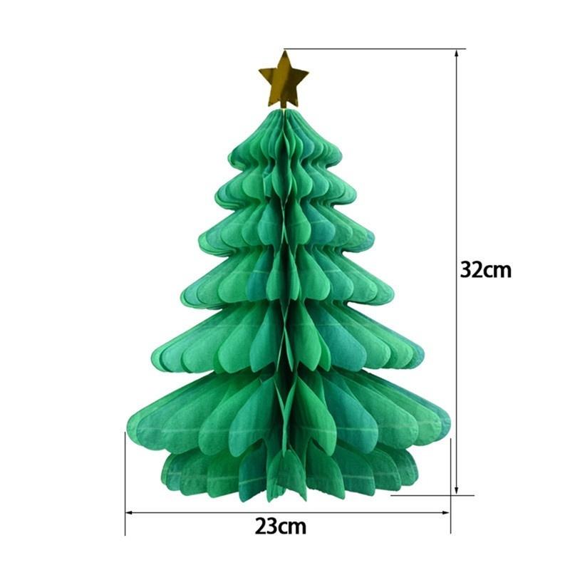 Christmas Tree Snowman Christmas Decoration Cartoon Paper Garland Ornament Banner Home Decor Party