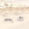 Water Ripple Ear Buckle Women's Simple Car Flower Ins Cold Wind Versatile Daily Commuter Earrings Women