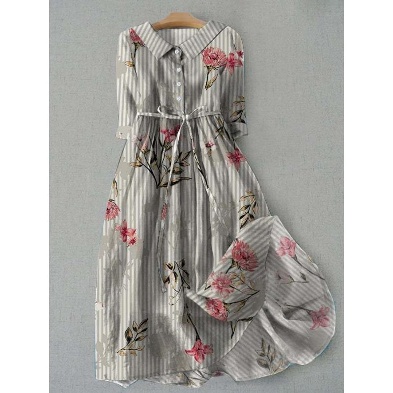 

Женские модные летние весенние повседневные платья с рукавом 3/4 S серый