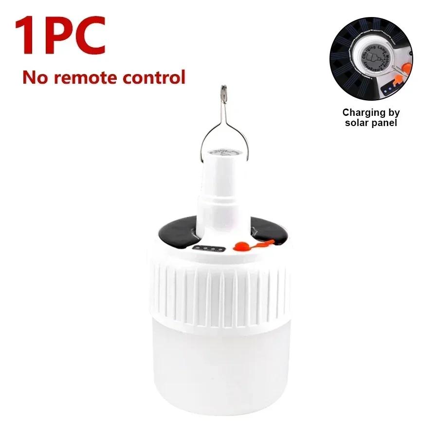 1-5PCS Camping Lantern LED Lamp with 6 Light Modes Ultra Bright LED Tent Lamp USB & Solar Rechargeable Hiking Lights for Fishing