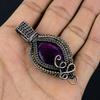 Purple Flash Labradorite Jewelry, 999 Copper Wire Wrapped Pendant Handmade Gemstone Jewelry, Gifts For Wife Brand New Pendant