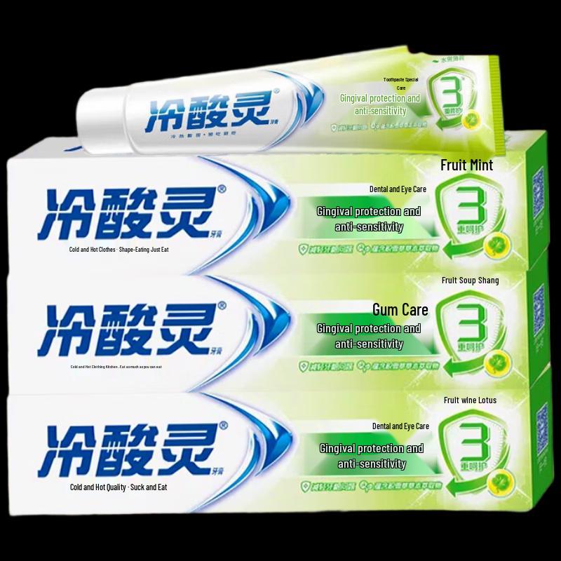 Cold Acid Ling Gum Protection & Anti-Sensitivity Toothpaste (Mint, 2x180g)