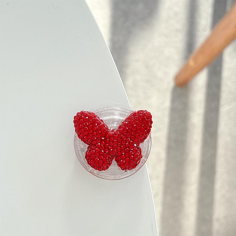 

3D Rhinestone Butterfly Magnetic Phone Holder & Luxury Finger Ring