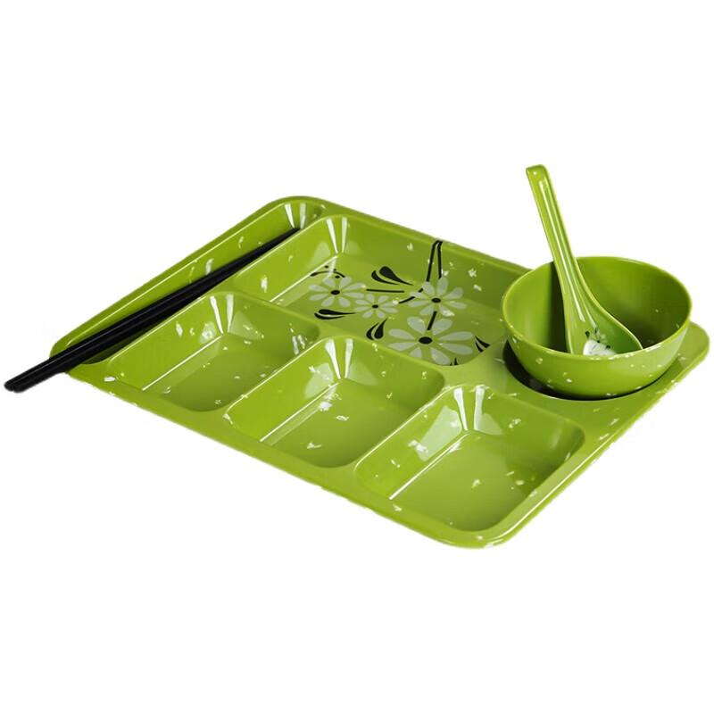 Melamin 6-Fach Unterteilter Speiseteller Set