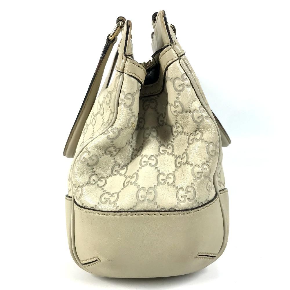 Gucci 257063 GG Logo Guccissima Tote Bag Shoulder Bag Hand Bag Sima Leather