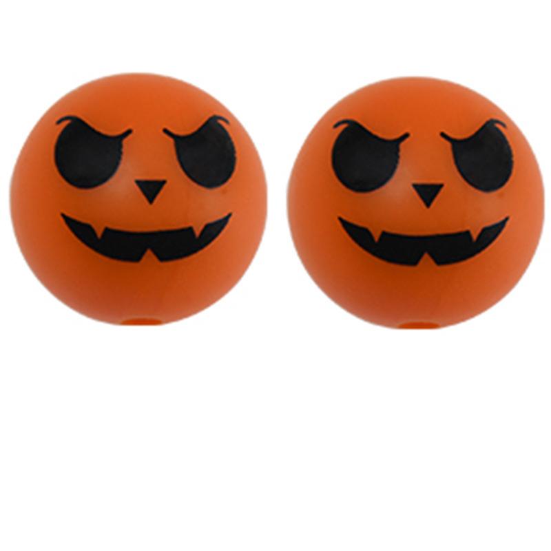 10PCS/Lot 15MM Christmas Tree Snowflake Halloween Pattern Food Grade Silicone Beads For DIY Making Bracelet Keychain Accessories