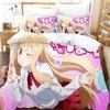 3D Print Anime The Himouto! Umaru-chan Bedding Set Printed With Pillowcase Bed Duvet Cover Soft Queen King Size Bedclothes Home