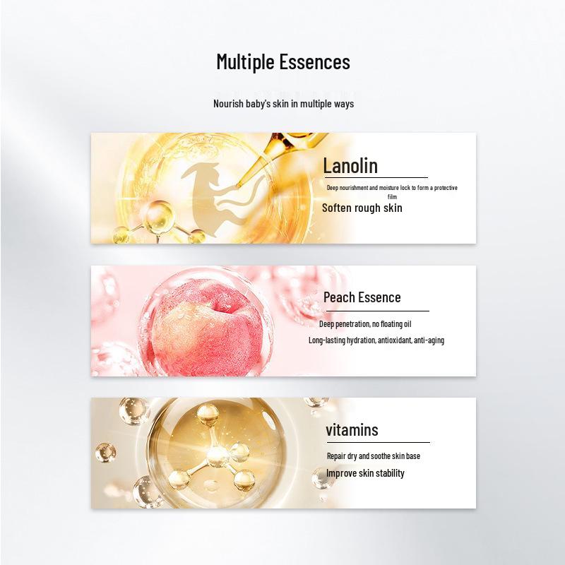 YABI Gentle Lanolin Body Lotion for Kids: Hydrating and Skin-Friendly Moisturizer for Autumn and Winter.