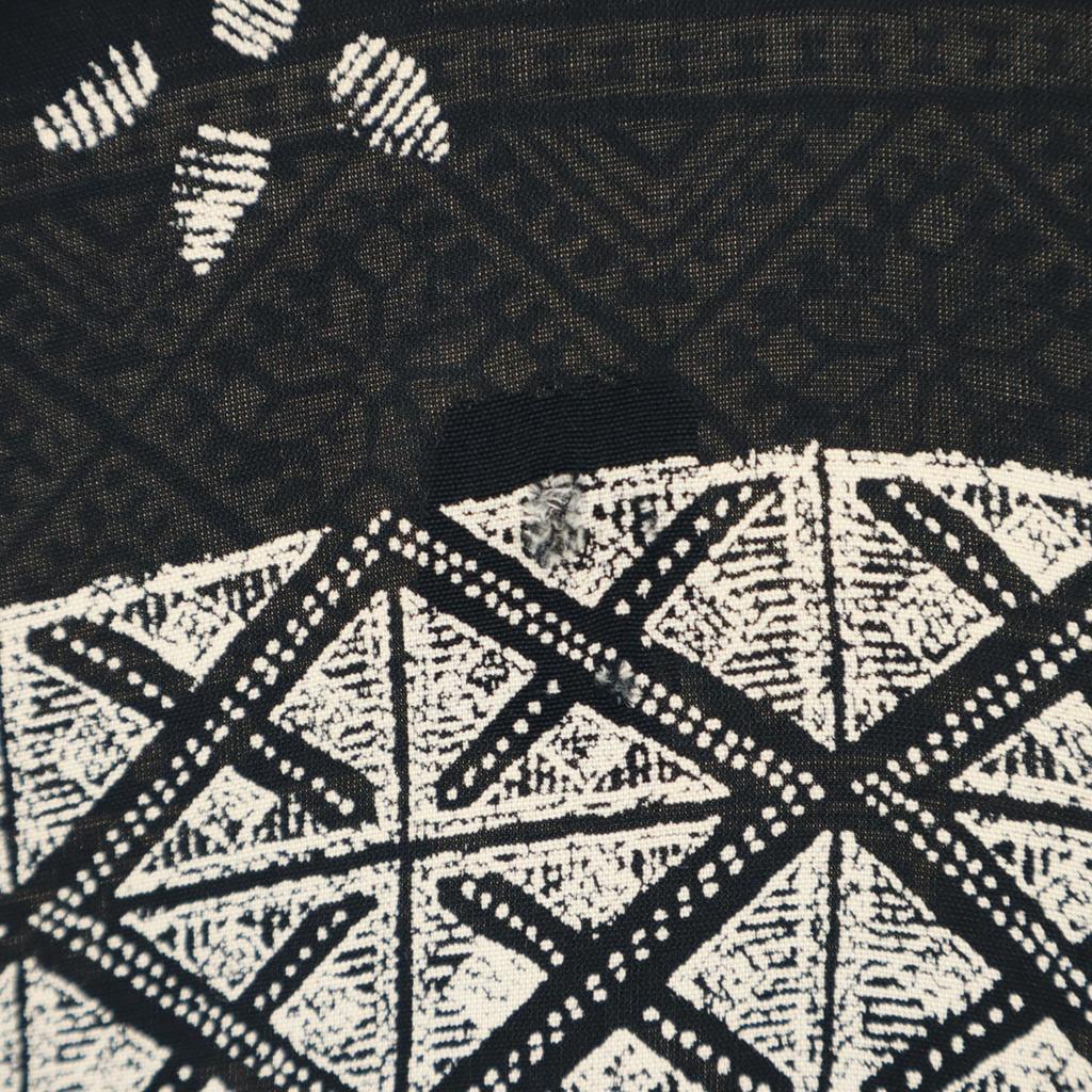 signe incognito 80s 90s Euro Old Paisley Pattern Long sleeve shirt black Men's Used