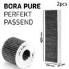 High-Quality 2-Pack Activated Carbon Filters Range Hood HEPA Filter Screen Filter For Bora Basic BAKFS For Bora Pure Puakf