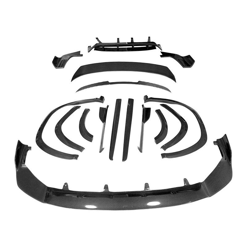 Compatible with 2016-2019 Lexus RX: Front/rear Lips, Side Skirts, Lower Lip, Resin Arches, ART Roof, Rear Wing, and Canards.