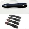 Car Outer Door Handle Protector Cover Trim ABS Chrome Black Carbon Accessories For Toyota Camry Corolla Avalon Prius  - 2025