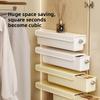 Modern Minimalist Plastic Wall Mount Storage Box With Dividers For Closet Organization