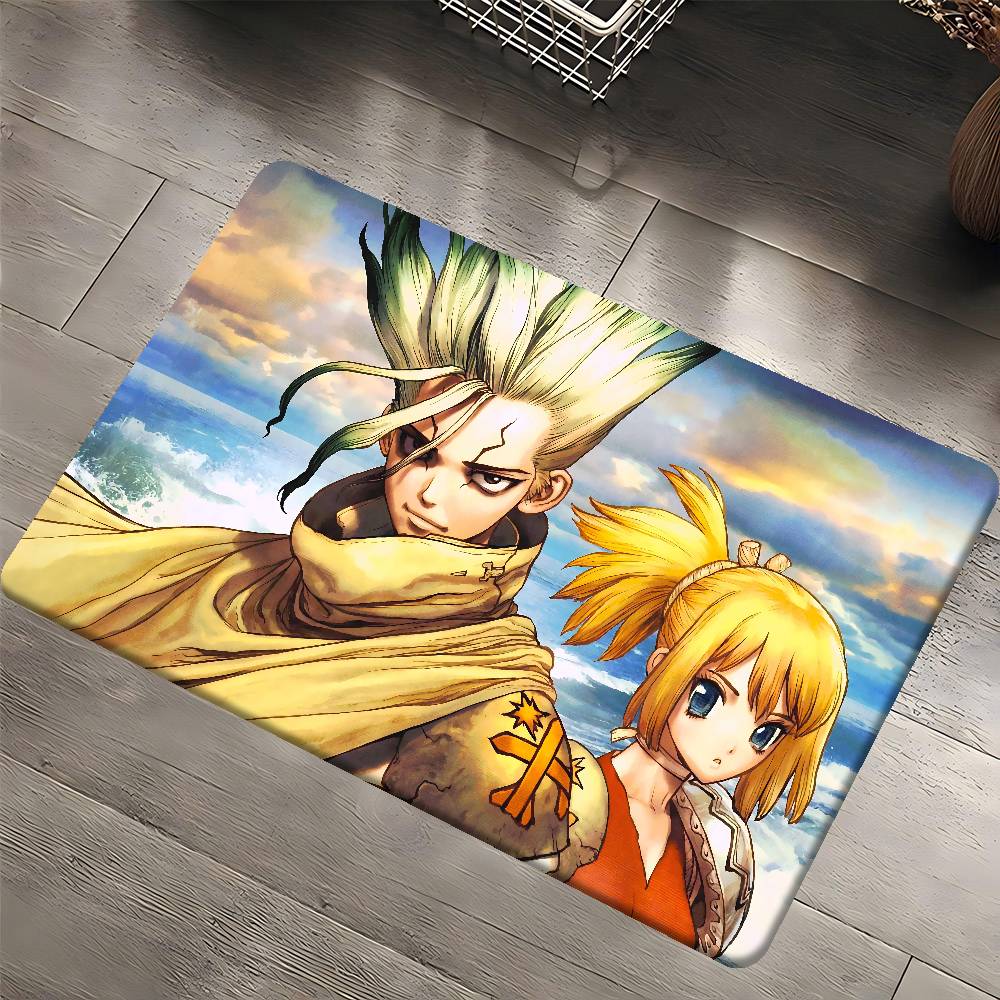 D-Dr. Stone Door Mat Nordic Style Bedroom Living Room Doormat Home Balcony Anti-Slip Alfombra