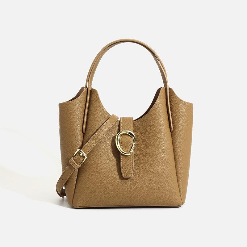 Leather Women's Bags New Large-capacity Women's Bags Commuter Bags Tote Bags Versatile Single Shoulder Crossbody Portable
