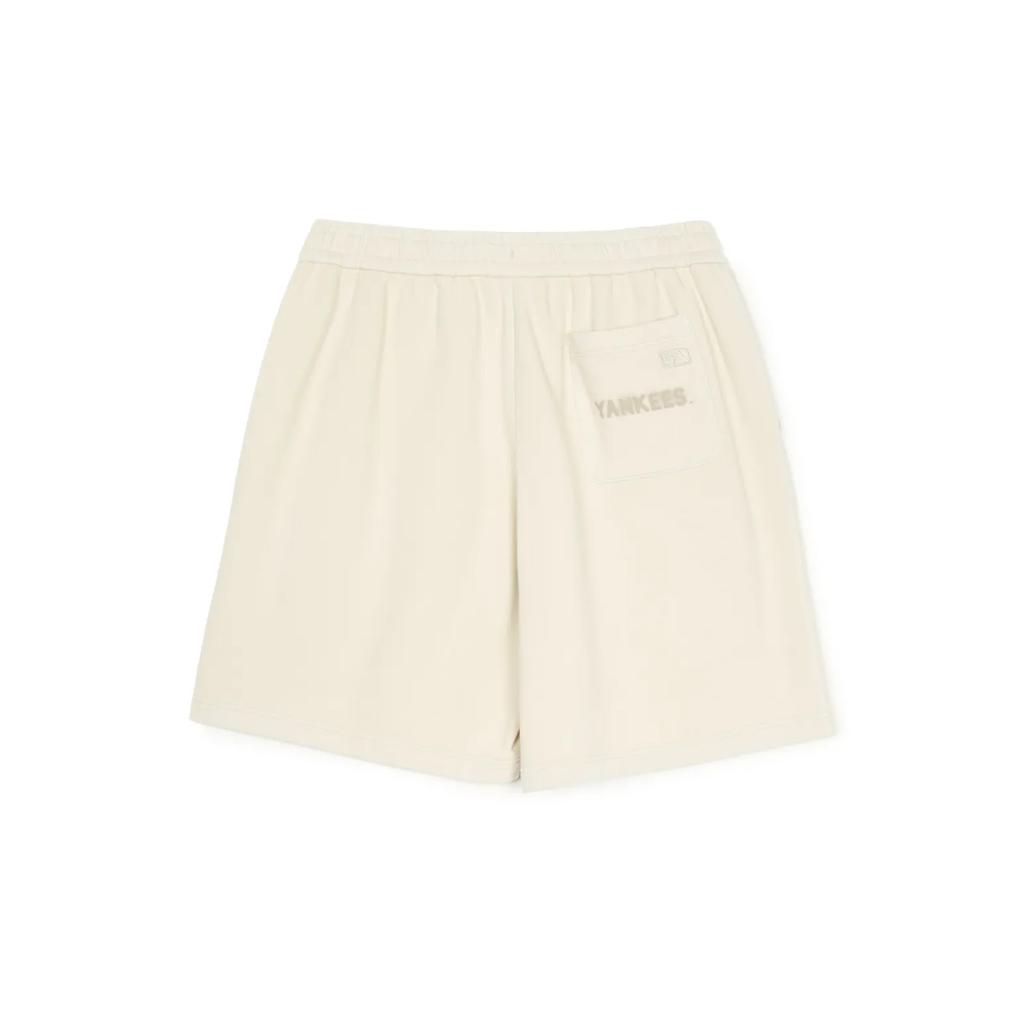 New MLB New York Yankees Basic Collection SS25 Casual Shorts Women's Beige 3ASPB2053-50SAM