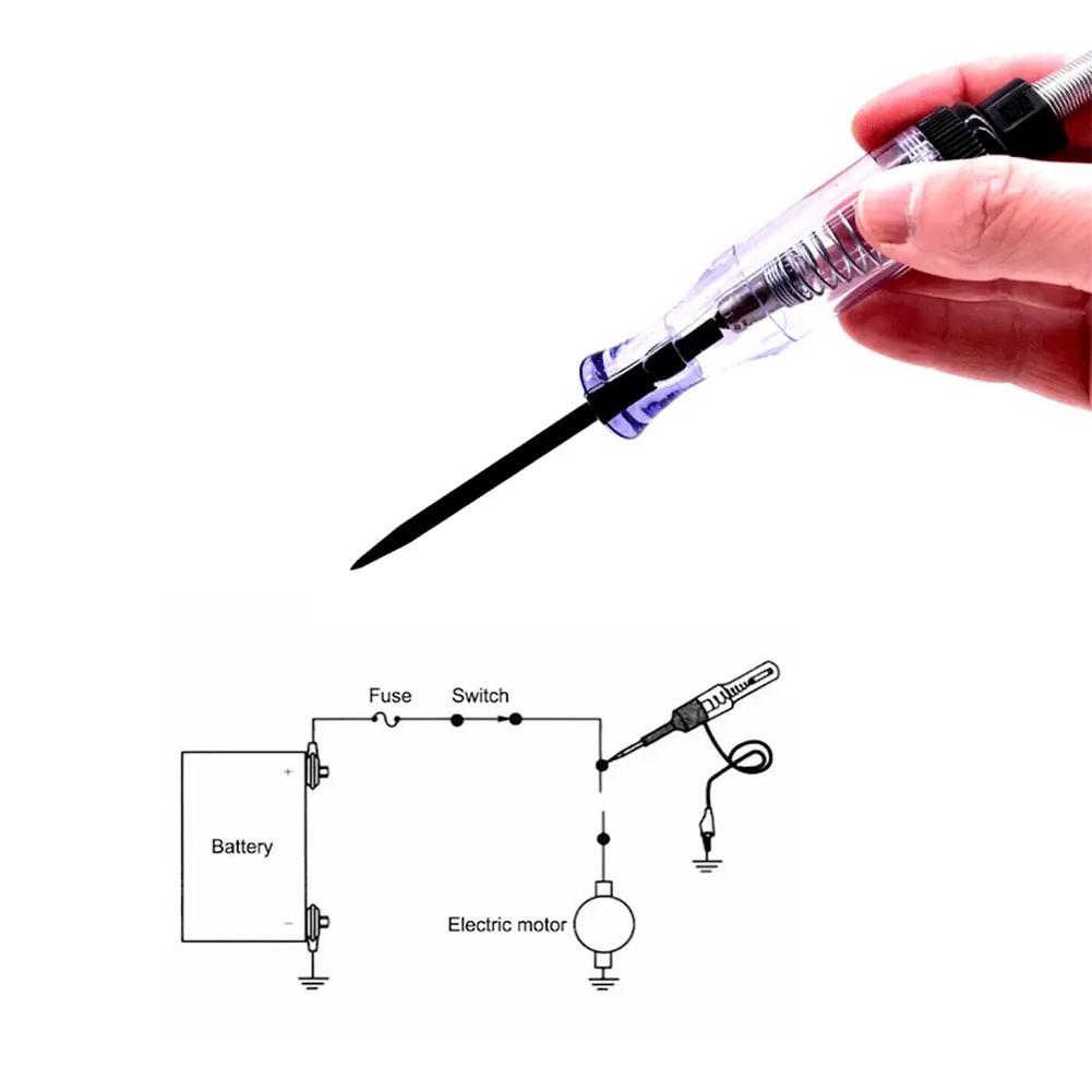 6V 12V 24V Auto Nákladní vozidlo Zkoušečka napětí obvodu DC Digitální Pero Displej Sonda Žárovka Nástroj Diagnostický K0Z4