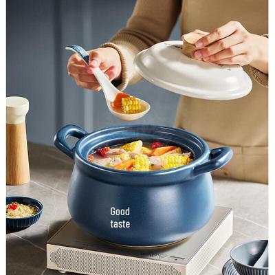 Ceramic Casserole Soup Pot 4L